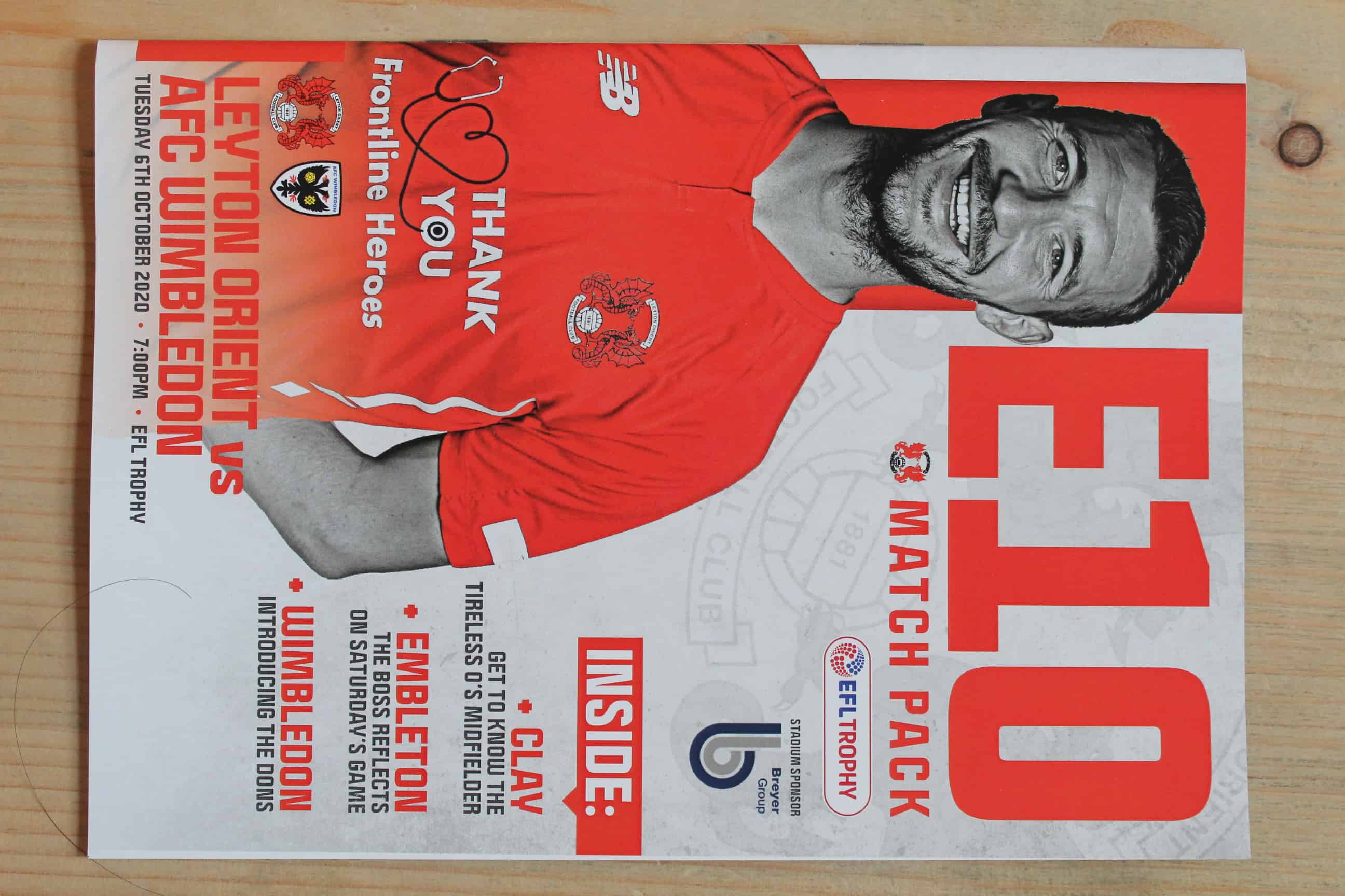 Leyton Orient FC v AFC Wimbledon FC